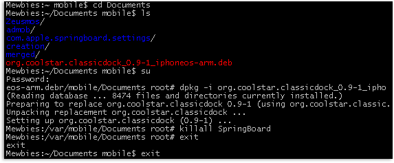 install a deb file command line